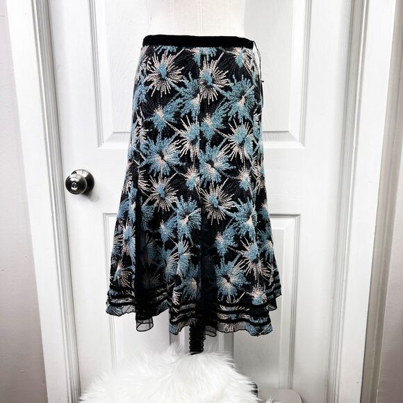 NWT | Shin Choi | Embroidered | Starburst Fireworks Floral | Cashmere Wool | 8 - Picture 1 of 9